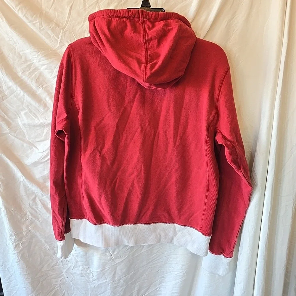 Nike Washington State Cougars 1/2‎ Zip Hoodie Sweatshirt Red White Women's XL